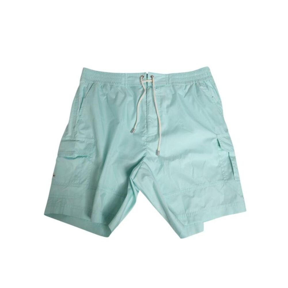 Dolce & Gabbana Swim Trunks Cargo Pockets Men Aquamarine Blue Swimwear